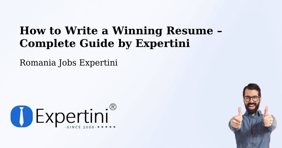 Resume Writing Guide for Job Seekers – Bârgău - Bârgău, Romania Jobs Expertini