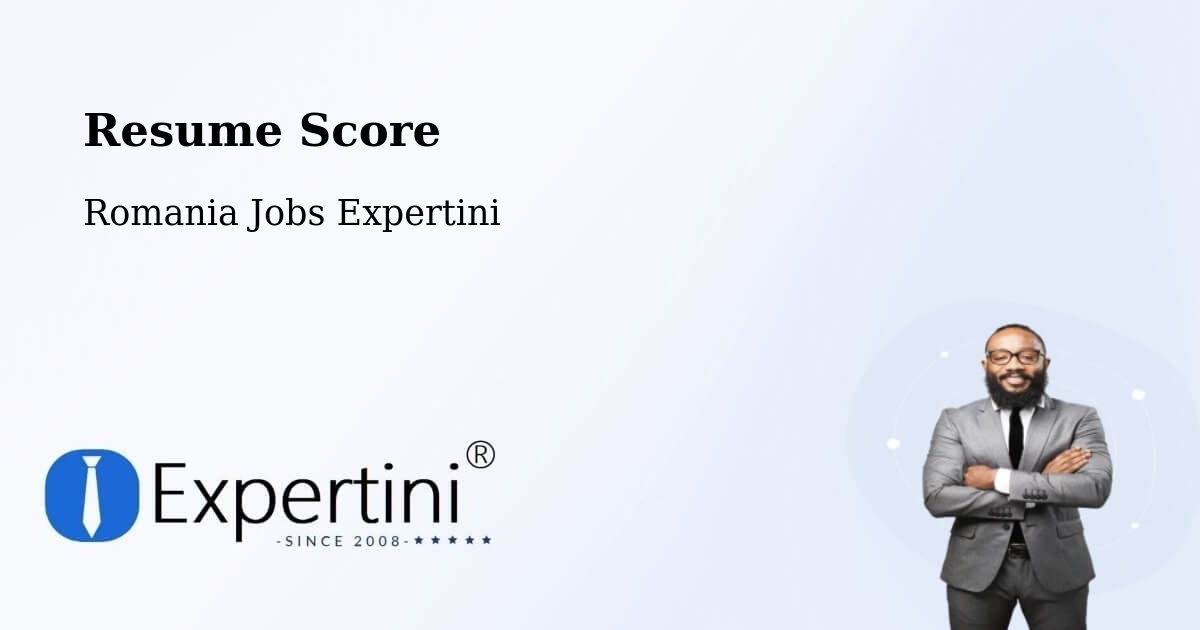 Resume Score & Job Description Match Tool – Bârgău - Romania Jobs Expertini